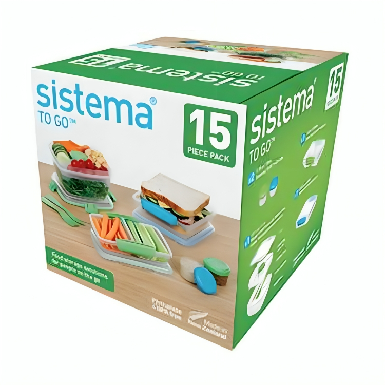 Sistema To Go 15-Piece Food Storage Container Set Sistema To Go 15-Piece Food Storage Container Set